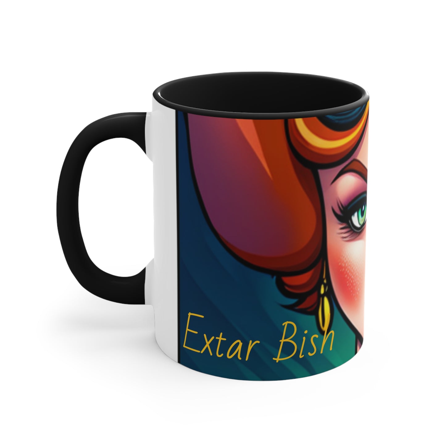 Extar Bish Accent Coffee Mug, 11oz